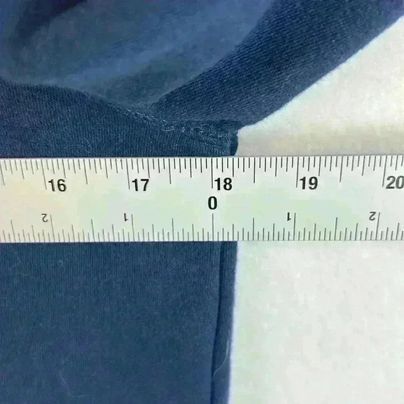 GAP Girls Sweatshirt Size XL Navy Blue Cotton/Polyester Blend Crew Neck - Picture 6 of 7